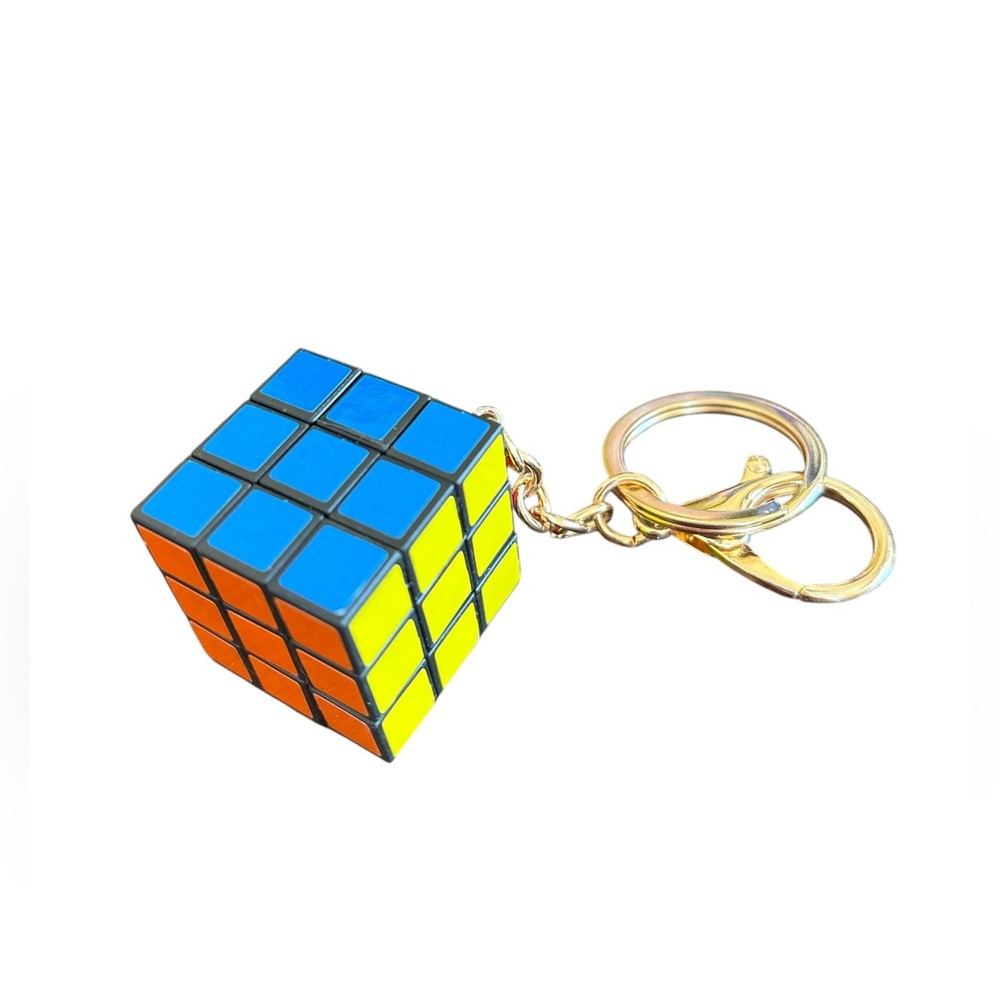 Cube Key Ring Or Bag Charm